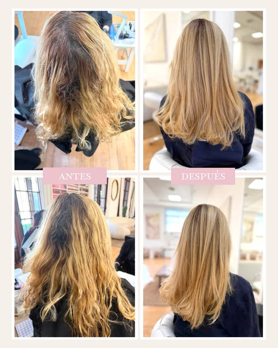 Instagram de Sense Bene: ✨ Raíces y arreglo de color ✨ 

Reservá tu turno para peluquería los días miércoles y viernes 💌

#viral #foryou #estetica #peluquería #hair